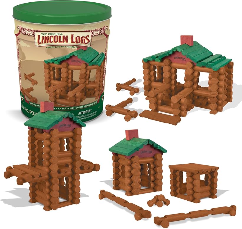Lincoln Logs Anniversary Pieces Real Logs Ages