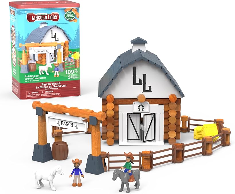 Lincoln Logs Big Ranch Building